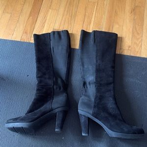 Geox Black Below Knee Boots